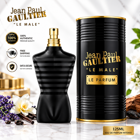 Jean Paul Gaultier Le Male Le Parfum Intense Eau de Parfum for Men 4.2 fl oz (125ml)