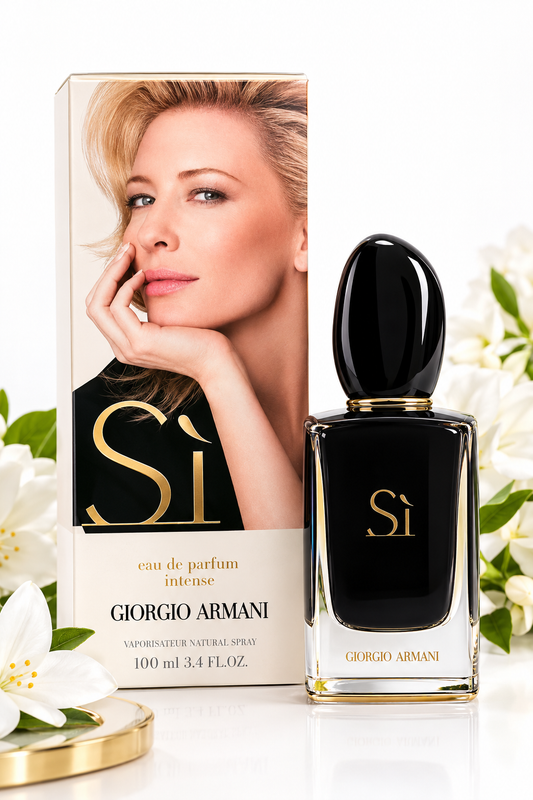 Giorgio Armani Sì Eau de Parfum Intense for Women – 3.4 oz (100 ml)