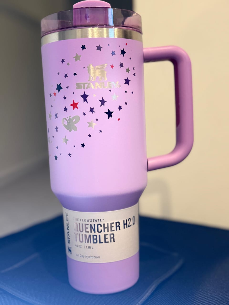Stanley Quencher H2.0 FlowState Tumbler with Handle – Lavender Purple, 40 oz